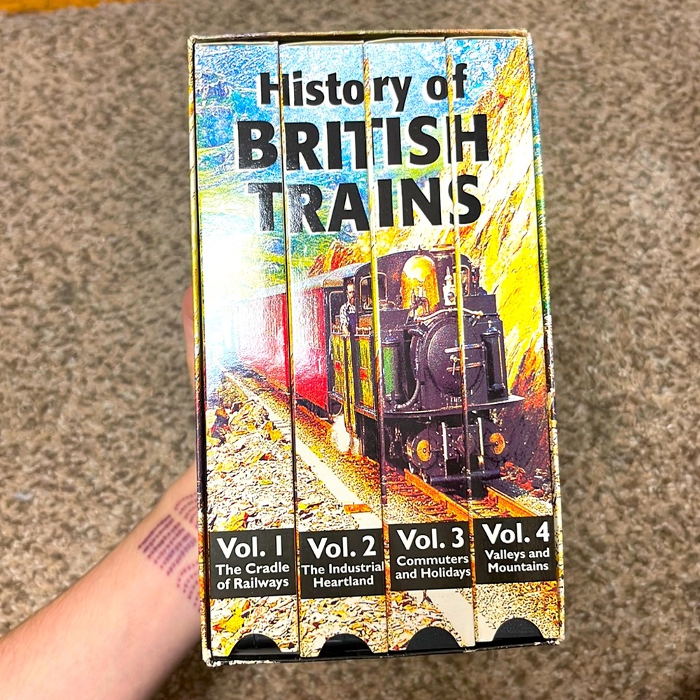 History of British trains for video, VHS video tapes